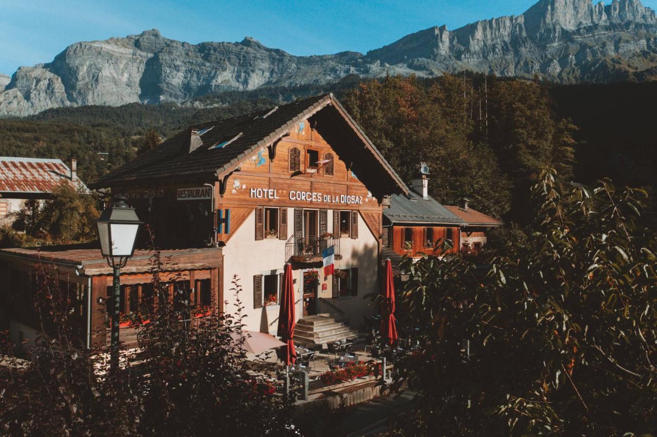 Auberge Les Gorges De La Diosaz Servoz Exterior foto